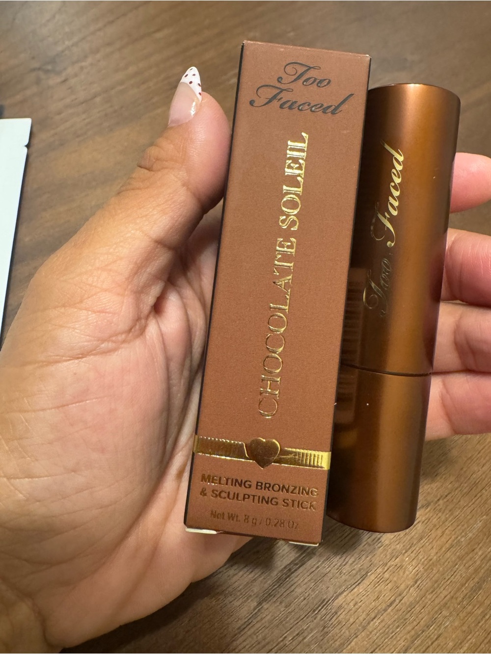 Too Faced Chocolate Soleil Melting Bronzing & Sculpting Stick - Brown/Gold